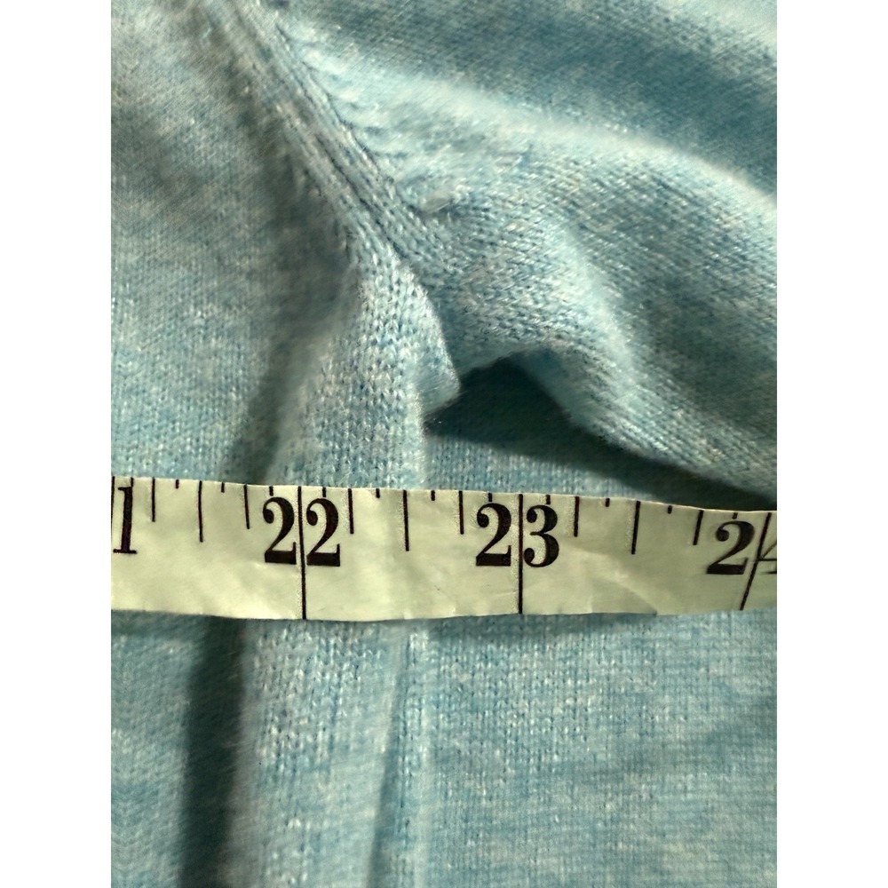 Alashan‎ Sweater, Size Large , Blue, 100% Cashmere, V-Neck, Long Sleeved - Picture 5 of 6